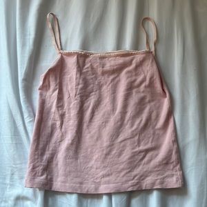 Pink tank top cute vintage
